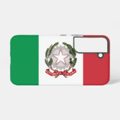 イタリアの国旗のスマホケース SAMSUNG GALAXYケース (裏面横)
