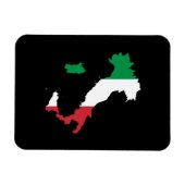 イタリアの国旗の色 マグネット (横)
