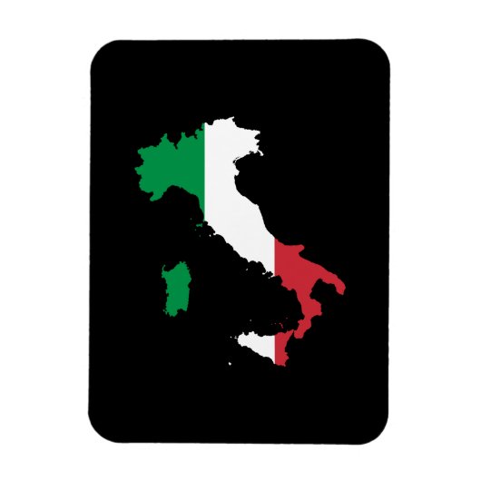 イタリアの国旗の色 マグネット (縦)