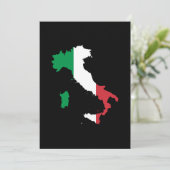 イタリアの国旗の色 招待状 (スタンド正面)