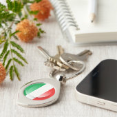 イタリアの国旗キーチェーン キーホルダー (側面)