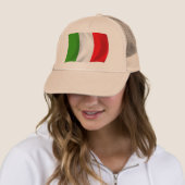 イタリアの国旗ハット キャップ (インサイチュ)