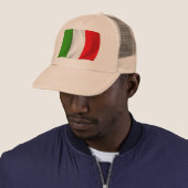 イタリアの国旗ハット キャップ (インサイチュ)