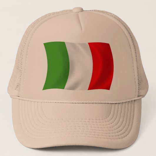 イタリアの国旗ハット キャップ (正面)