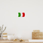 イタリアの国旗ポスター印刷 ポスター (キッチン)