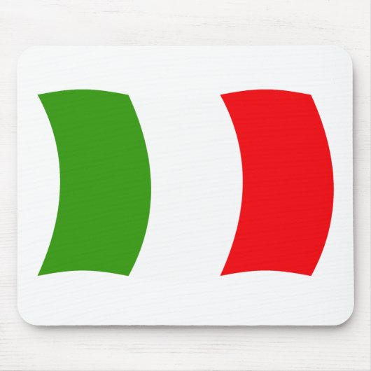 イタリアの国旗マウスパッド マウスパッド (正面)