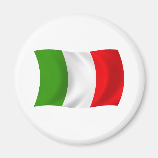 イタリアの国旗マグネット マグネット (正面)