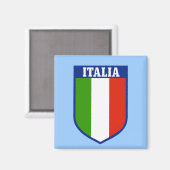 イタリアの国旗冷蔵庫マグネット マグネット (正面/裏面)