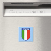 イタリアの国旗冷蔵庫マグネット マグネット (インサイチュ (食洗機))