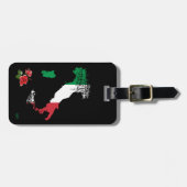*~*イタリアの国旗地イタリアン図 ラゲッジタグ (正面横)