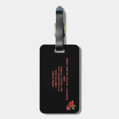 *~*イタリアの国旗地イタリアン図 ラゲッジタグ (裏面縦)