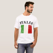 イタリアの国旗 イタリアの旗 Tシャツ (正面フル)