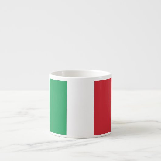 イタリアの国旗 エスプレッソカップ (正面)