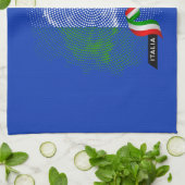 イタリアの国旗 キッチンタオル (折り畳み)