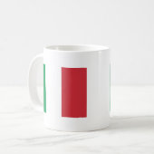 イタリアの国旗 コーヒーマグカップ (正面左)