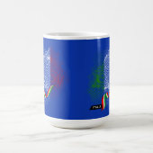 イタリアの国旗 コーヒーマグカップ (中央)