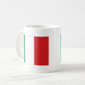 イタリアの国旗 コーヒーマグカップ (正面左)