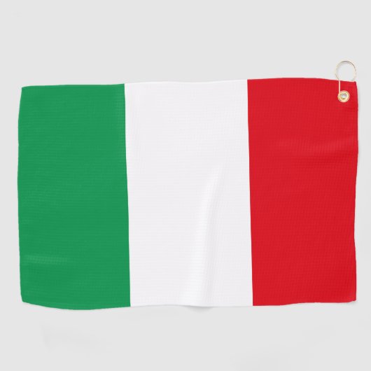 イタリアの国旗 ゴルフタオル (横)