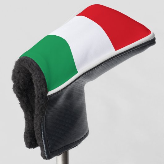 イタリアの国旗 ゴルフヘッドカバー (3/4 正面)