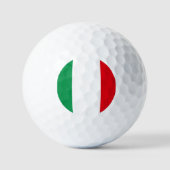 イタリアの国旗 ゴルフボール (正面)