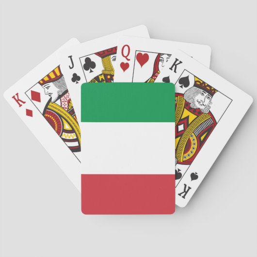 イタリアの国旗 トランプ (裏面)