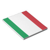 イタリアの国旗 ノートパッド (アングル)