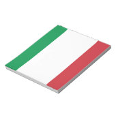 イタリアの国旗 ノートパッド (回転)