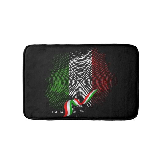 イタリアの国旗 バスマット (正面)