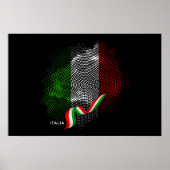 イタリアの国旗 ポスター (正面)