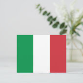 イタリアの国旗 ポストカード (スタンド正面)