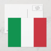 イタリアの国旗 ポストカード (正面/裏面)