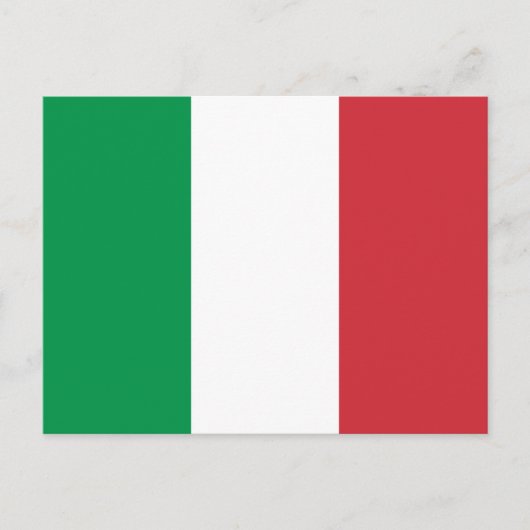 イタリアの国旗 ポストカード (正面)