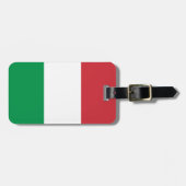 イタリアの国旗 ラゲッジタグ (正面横)