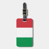 イタリアの国旗 ラゲッジタグ (正面縦)