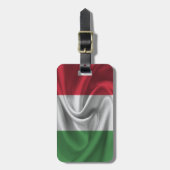 イタリアの国旗 ラゲッジタグ (正面縦)