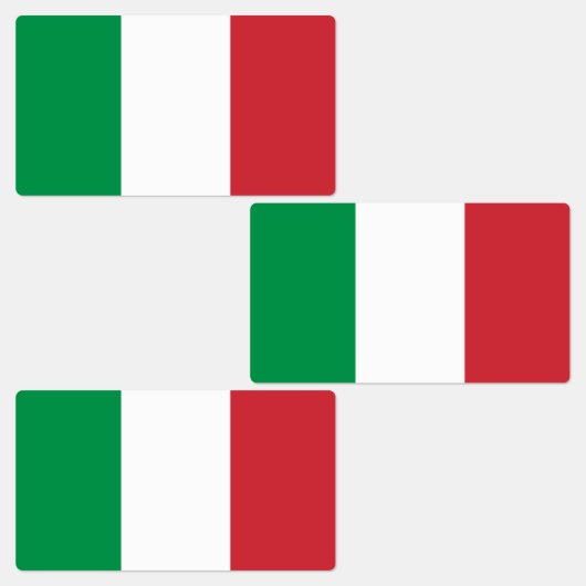 イタリアの国旗 ラベル (グループ)