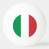 イタリアの国旗 卓球ボール (裏面)