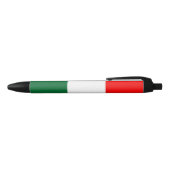 イタリアの国旗 黒ボールペン (トップ)