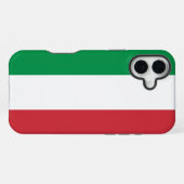 イタリアの国旗 iPhoneケース (裏面横)