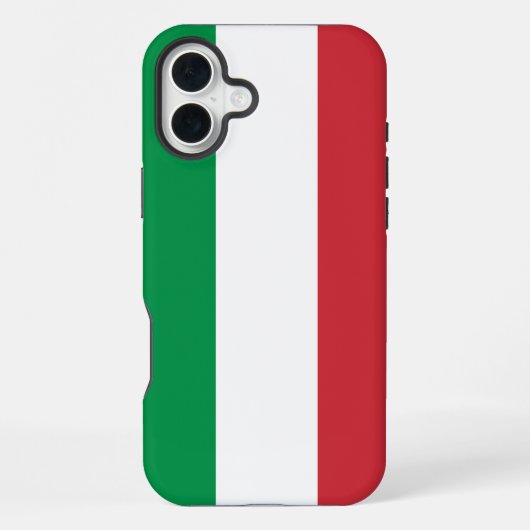 イタリアの国旗 iPhoneケース (裏面)