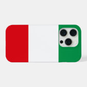 イタリアの国旗 iPhoneケース (裏面横)