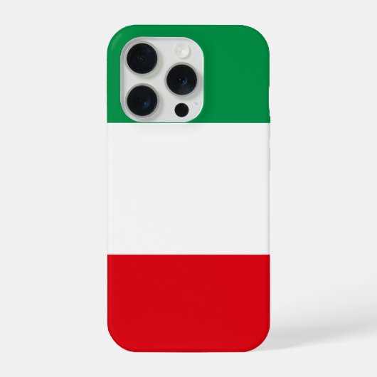 イタリアの国旗 iPhoneケース (裏面)