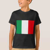 イタリアの国旗 Tシャツ (正面)