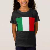 イタリアの国旗 Tシャツ (正面)