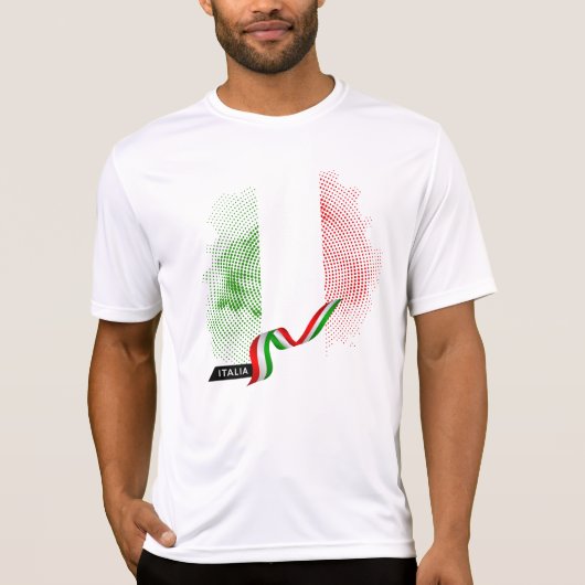 イタリアの国旗 Tシャツ (正面)