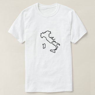 イタリアの国概要とイタリアのスクリプトモダン Tシャツ