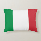 イタリアの国民の世界の旗 アクセントクッション (正面)