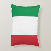 イタリアの国民の世界の旗 アクセントクッション (裏面(縦))