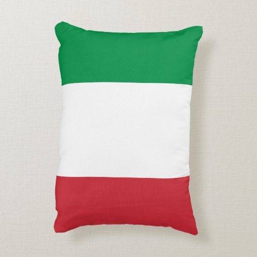 イタリアの国民の世界の旗 アクセントクッション (裏面(縦))