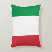 イタリアの国民の世界の旗 アクセントクッション (正面(垂直))